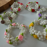 کش مرواریدی گل رز