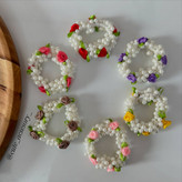 کش مرواریدی گل رز