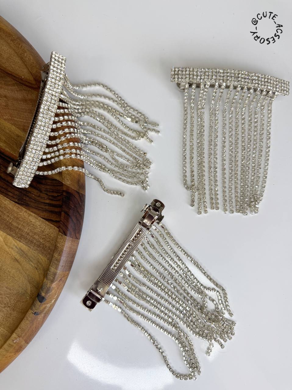 گیره فرانسوی پشت نگین آویزدار