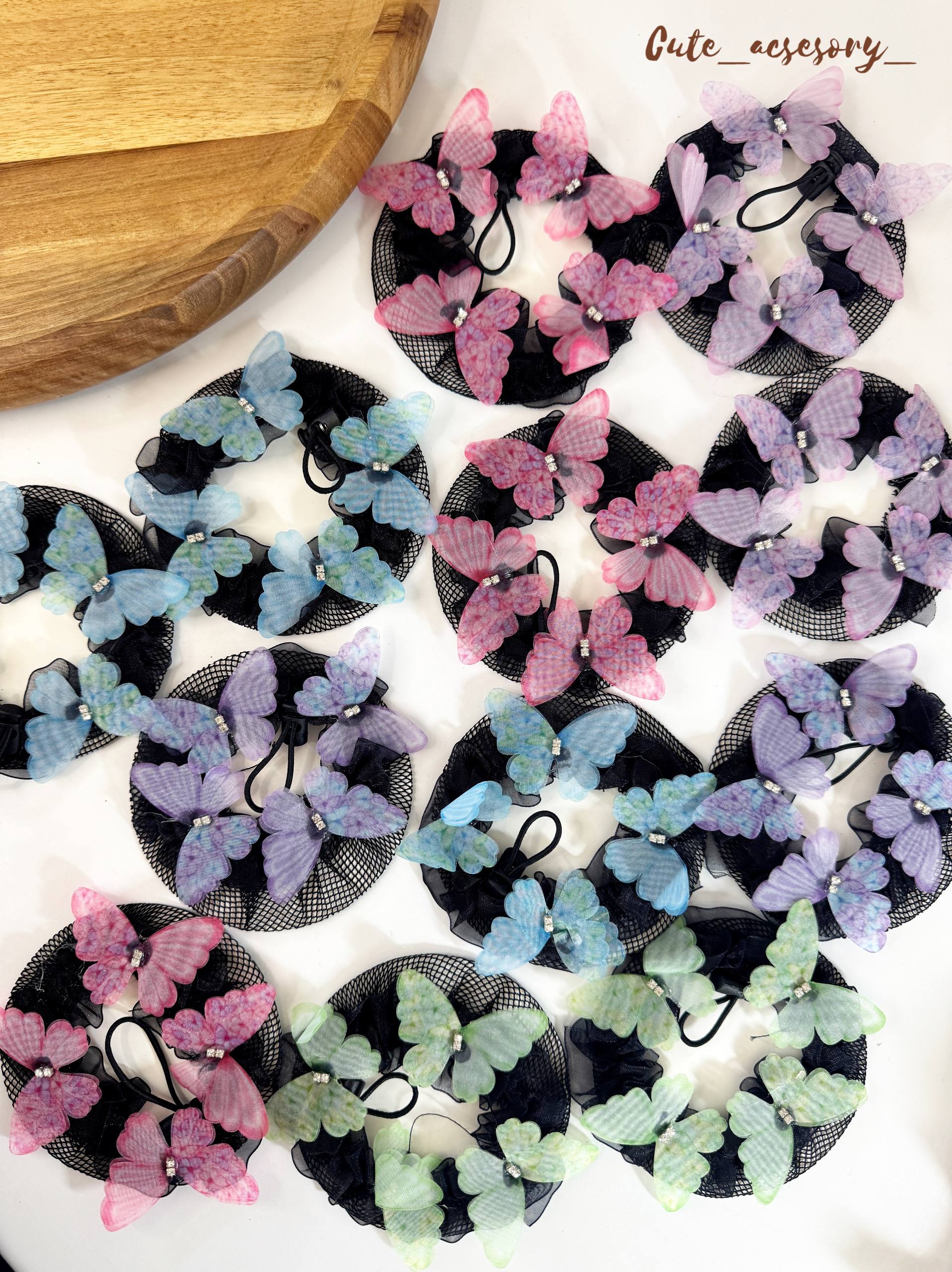 کش مو توری طرح پروانه