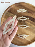 گیره چفتی لوزی نگین دار